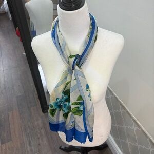 Vintage Adrienne Vittadini Silk Scarf